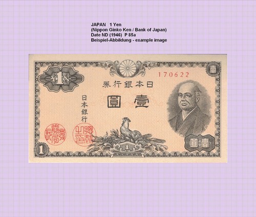 Japan yen 1946 85a - yen, p.